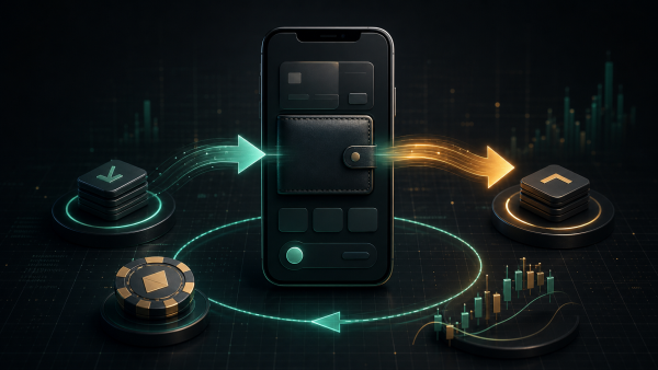 E-wallet payment flows for gambling, gaming and trading platforms
